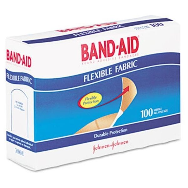 Johnson & Johnson Johnson & Johnson 4444 Flexible Fabric Adhesive Bandages 1 x 3  100 per Box 4444